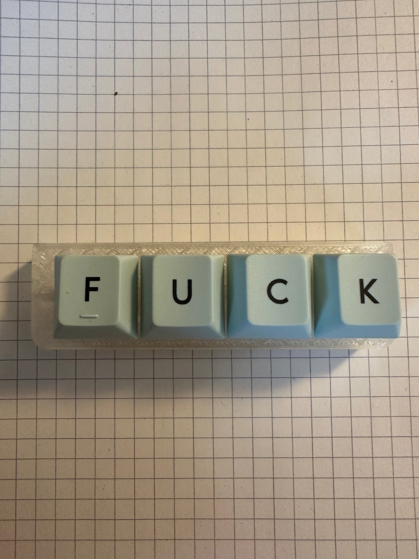 klick device fidget tool - FUCK
