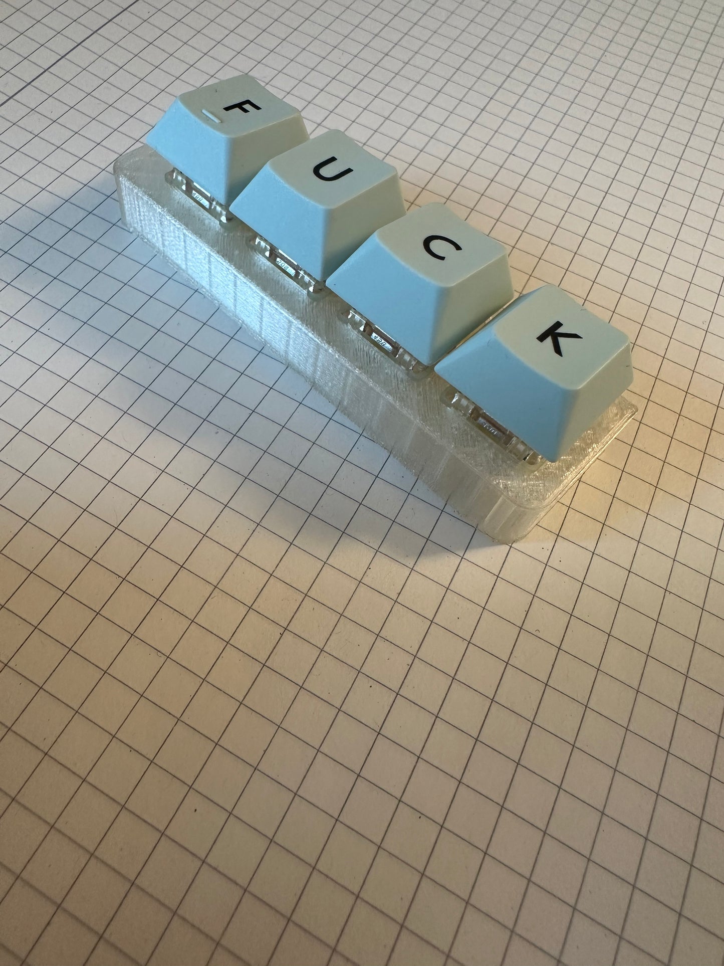 klick device fidget tool - FUCK