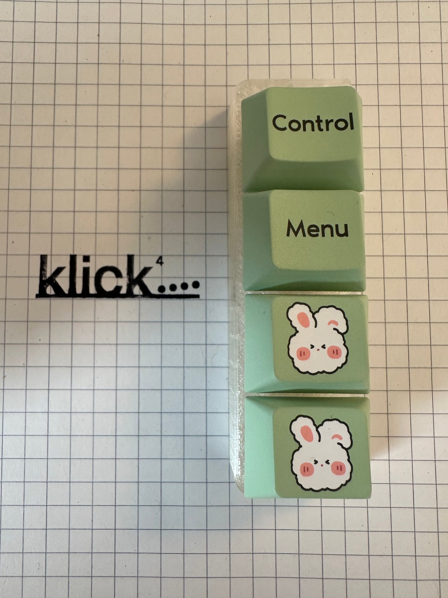 klick device fidget tool - Control rabbit menu
